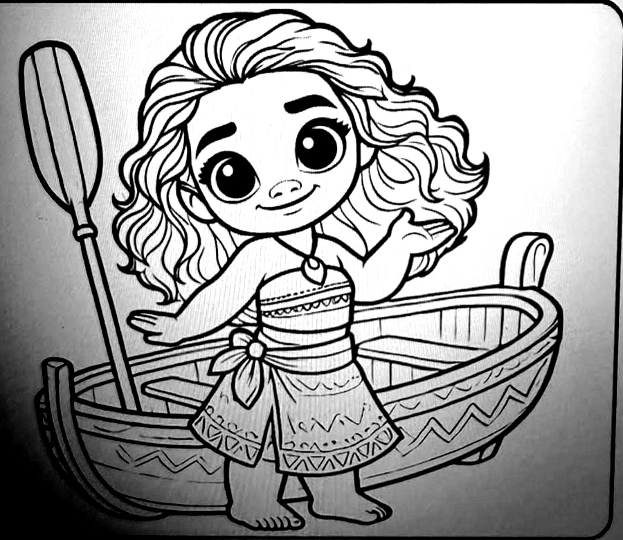Desenho para colorir: Uma nova aventura
